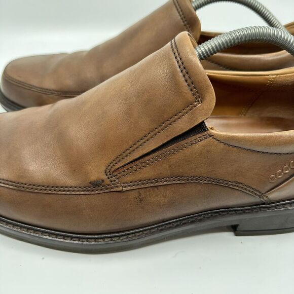 Ecco Holton Mens Size 11 EUR 41 Brown Leather Slip On Dress Loafer Shoes main image 10